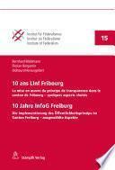 10 ans LInf Fribourg / 10 Jahre InfoG Freiburg