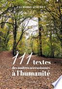 111 textes des maîtres ascensionnés à l'humanité