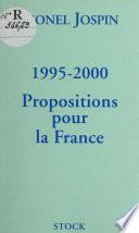 1995-2000 : propositions pour la France