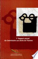 1er Rapport annuel du Commissaire aux droits de l’homme