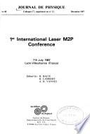 1st International Laser M2P Conference