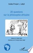 20 questions sur la philosophie africaine