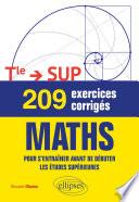 209 exercices corrigés de Maths - Terminale —> SUP