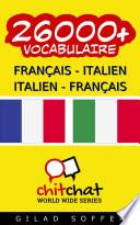 26000+ Français - Italien Italien - Français Vocabulaire