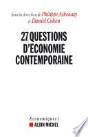 27 questions d'économie contemporaine