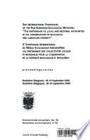 2nd International Symposium of the Pan-European Ecological Network