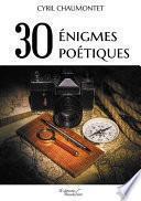 30 énigmes poétiques