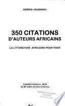 300 citations d'auteurs africains