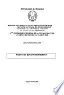 3ème recensement général de la population et de l'habitat du Rwanda au 15 aout 2002: Habitat et son environnement