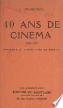 40 ans de cinéma, 1895-1935