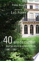 40 ans de combat pour les arts et la culture à l'école