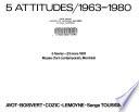 5 attitudes, 1963-1980