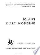 50 ans d'art moderne