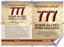 777 Noms de Dieu révélés dans la Bible