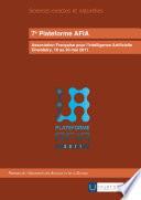 7e Plateforme AFIA, Association Française pour l'Intelligence Artificielle, Chambéry, 16 au 20 mai 2011