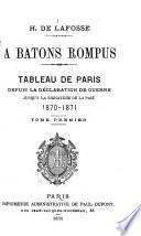 A bâtons rompus