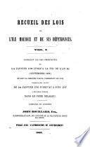 A Collection of the Laws of Mauritius and Its Dependencies