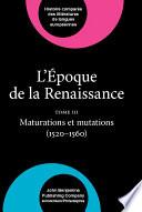 A Comparative history of literatures in European languages