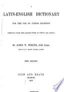 A Complete Latin-English and English-Latin Dictionary