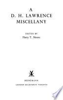 A D.H. Lawrence Miscellany