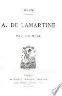 A. de Lamartine