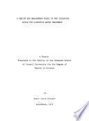 A Design and Management Model of the Oxidation Ditch for Livestock Waste Treatment