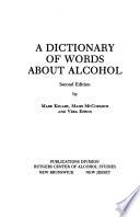 A Dictionary of Words about Alcohol