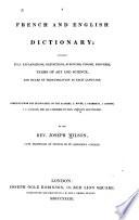 A French and English Dictionary