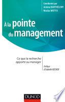 A la pointe du management