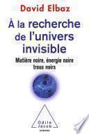 À la recherche de l’Univers invisible
