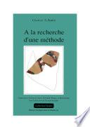 À la recherche d’une méthode