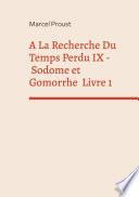 A La Recherche Du Temps Perdu IX