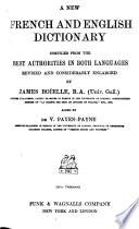 A New French and English Dictionary