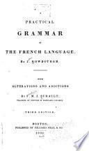 A Practical Grammar of the French Language