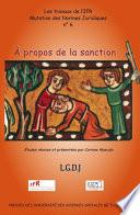 À propos de la sanction