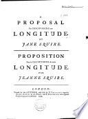 A Proposal for Discovering Our Longitude