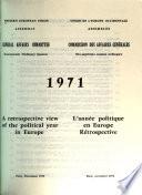 A Retrospective View of the Political Year in Europe