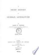 A Short History of German Literature