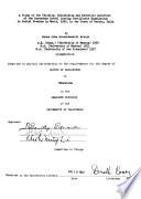 A Study of the Validity, Reliability and Essential Qualities of the Secondary School Leaving Certificate Examination in Social Studies in March, 1959, in the State of Kerala, India