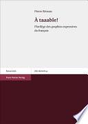 À taaable!