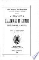 A travers l'Allemagne et l'Italie