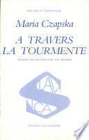 A travers la tourmente