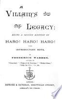 A villain's legacy: 2nd ed. of Haro! Haro! Haro!