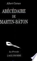 Abécédaire de Martin-bâton
