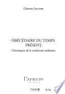 Abécédaire du temps présent