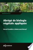 Abrégé de biologie végétale appliquée
