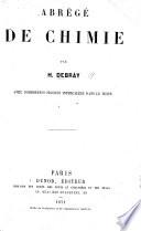 Abrégé de chimie, etc