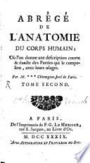 Abregé De L'Anatomie Du Corps Humain