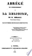 Abrégé de l'enseignement de la religion, de M. Mérault,...
