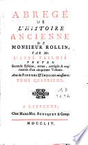 Abrégé de l'Histoire ancienne de Monsieur Rollin